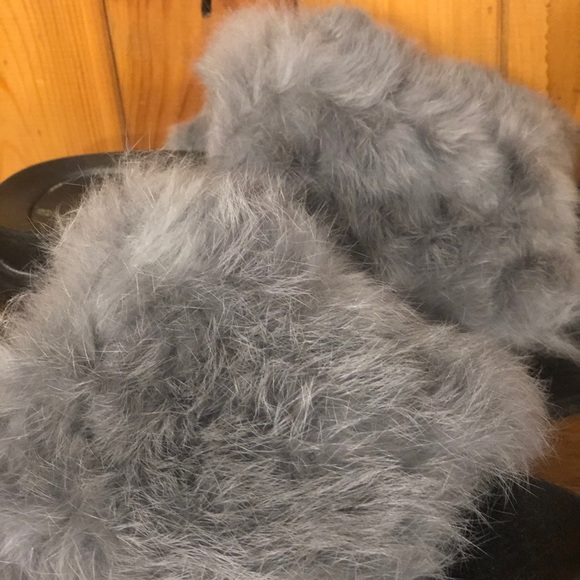 Fur Platform Sandals - Picture 3 of 3